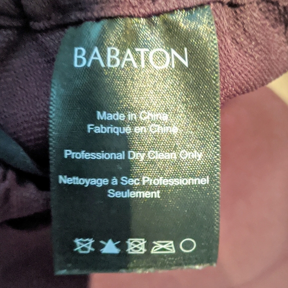 Babaton Deep Purple Conan Tapered Pants - Picture 5 of 7